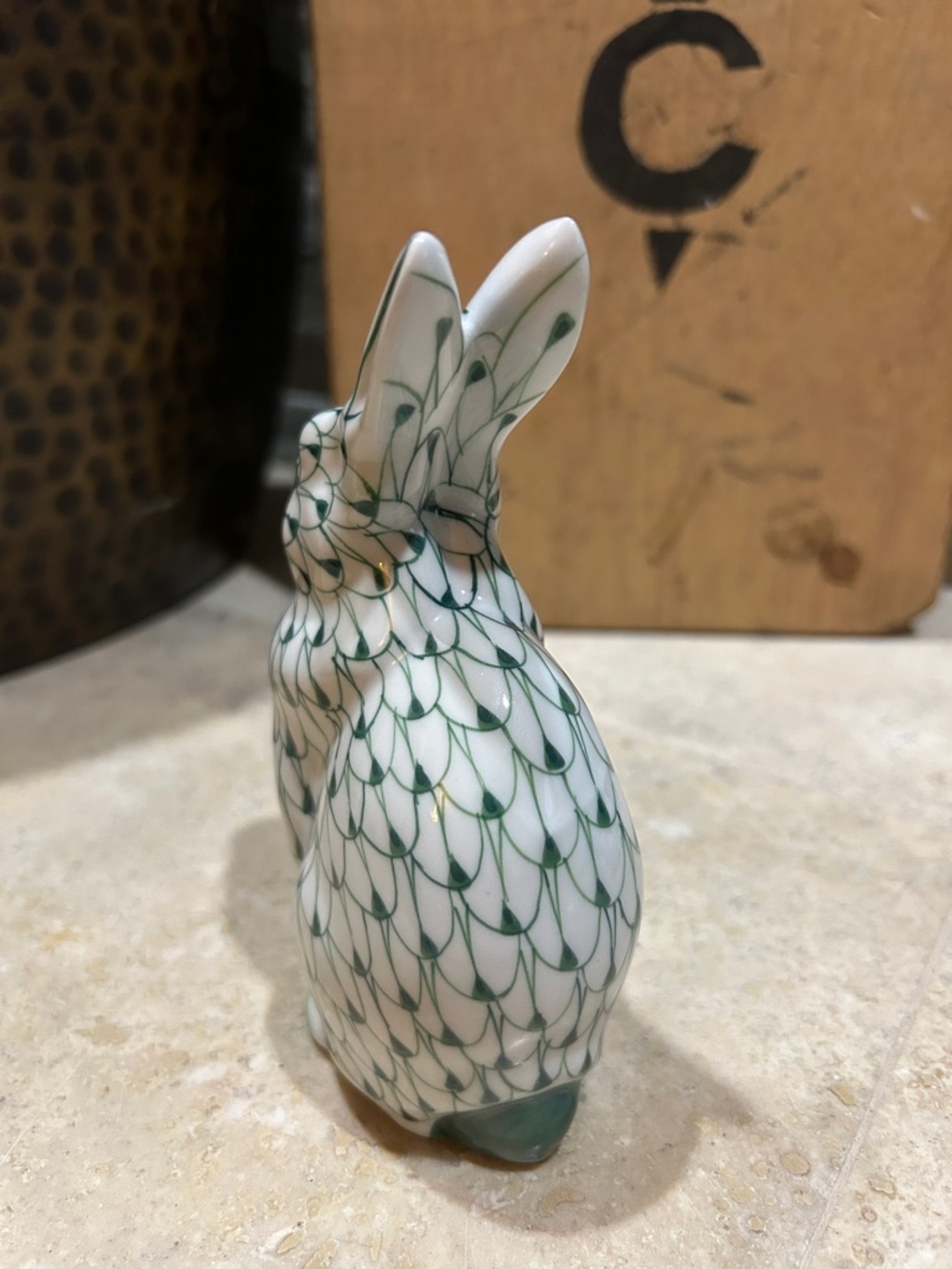 Vintage Andrea by Sadek Handpainted Porcelain Rabbit Figurine - Picture 5 of 8